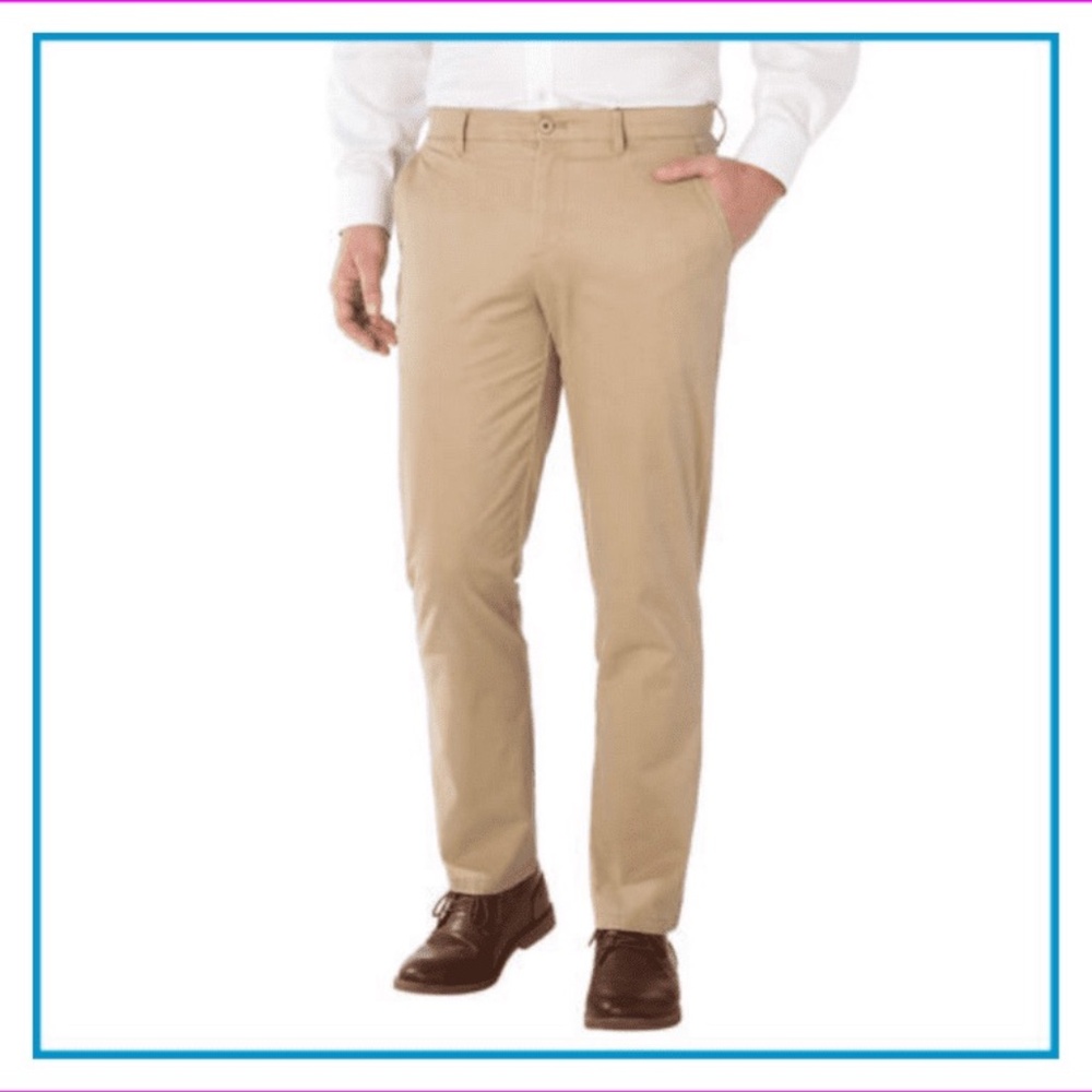 English Laundry beige pants chinos 36x32